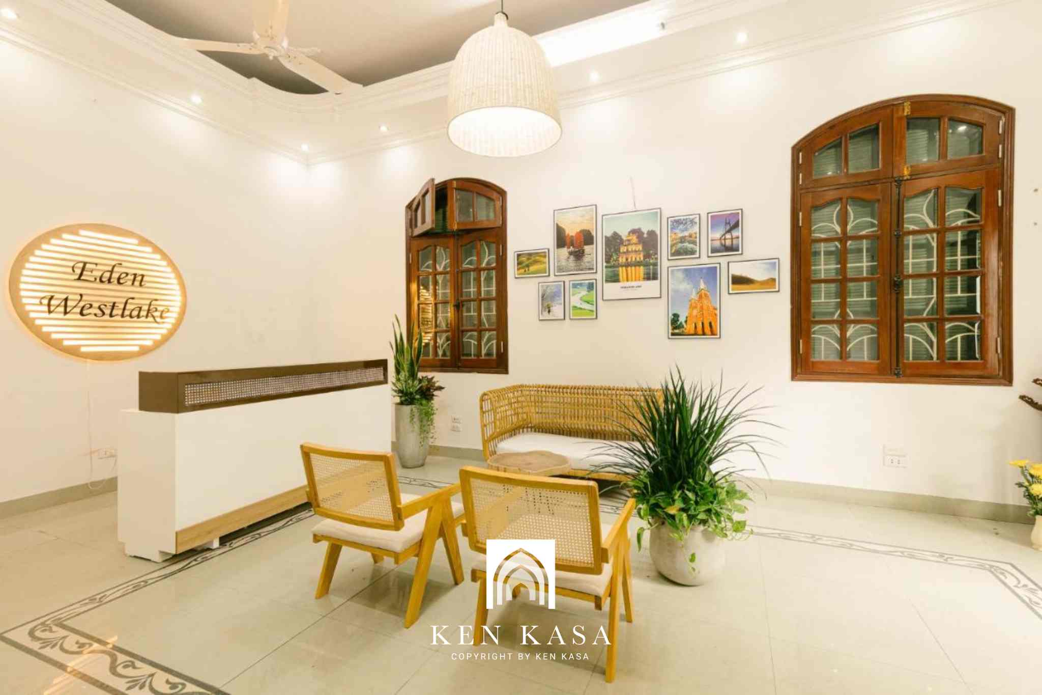 Khu vực sảnh tại Eden Westlake Hanoi Hotel  